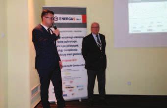 Marcin Przywara i Zdzisław Kaczorowski z Gascontrol Polska podczas otwarcia konferencji Energas 2017.