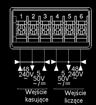 Wejścia: Napięcie: Kontakt 5-50 VAC/DC : Ręczne: przycisk (blokowany) przycisk na obudowie Elektryczne: Napięcie Kontakt 5-50 VAC/DC Masa: 65 g 60 g Zgodność z CE według: