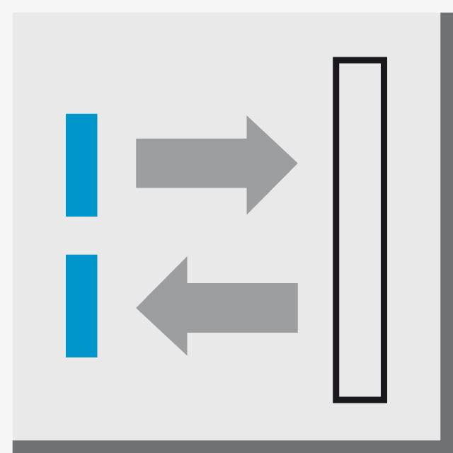 on the sensor or electronically at the external control input Easy and optimal adjustment to scanning task due to two optional teach modes: mode 1 for precise switching, mode 2 for a large reserve.