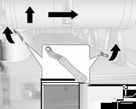 Kombi, bus Zdejmowanie Za pomocą narzędzia z zestawu znajdującego się w schowku w desce rozdzielczej obróć dźwignie, aby odblokować fotel.