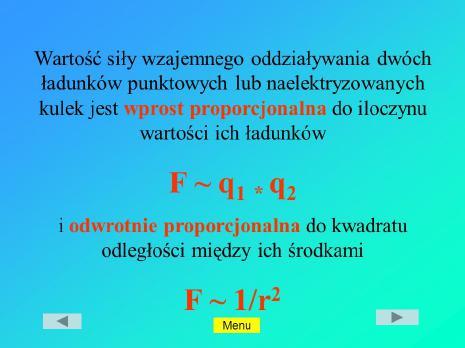 9.2.Siły wzajemnego oddziaływania ciał naelektryzowanych Przypomnienie Dwa jednoimienne naelektryzowane ciała