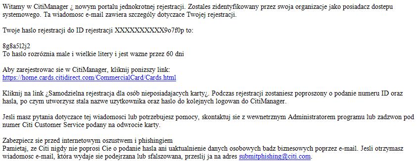 CitiManager Skrócona instrukcja obsługi dla Administratorów programu Samodzielna rejestracja osoby Samodzielna rejestracja osoby nieposiadającej karty Jako osoba nieposiadająca karty musisz