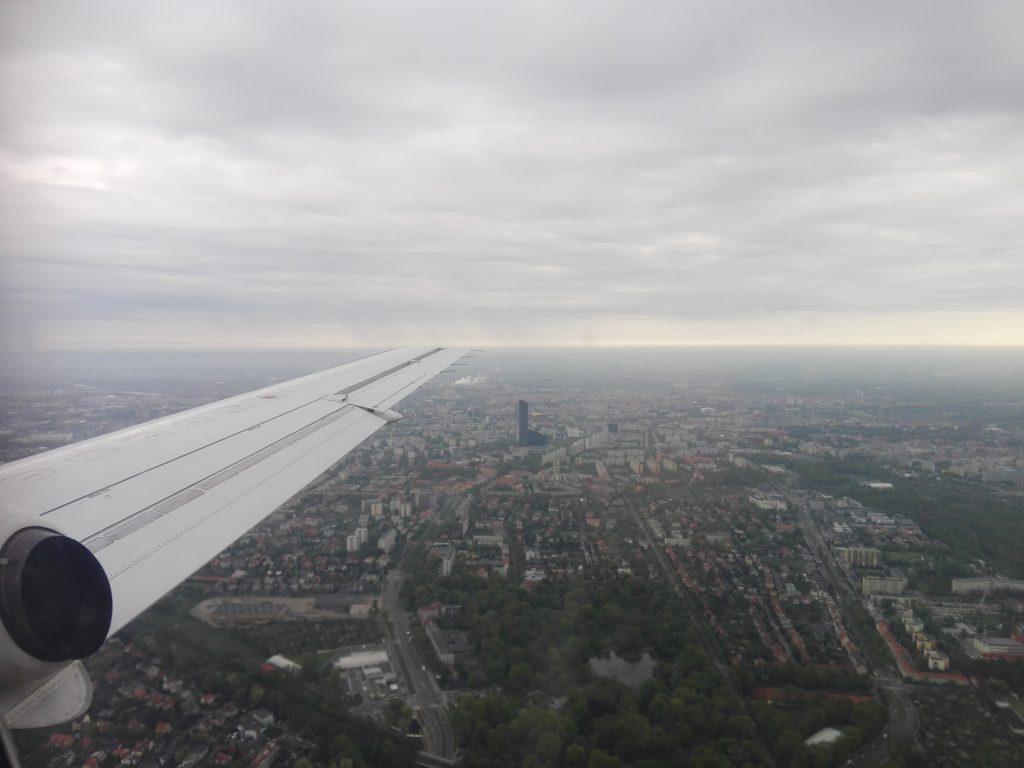 I tu już widok na miasto docelowe.