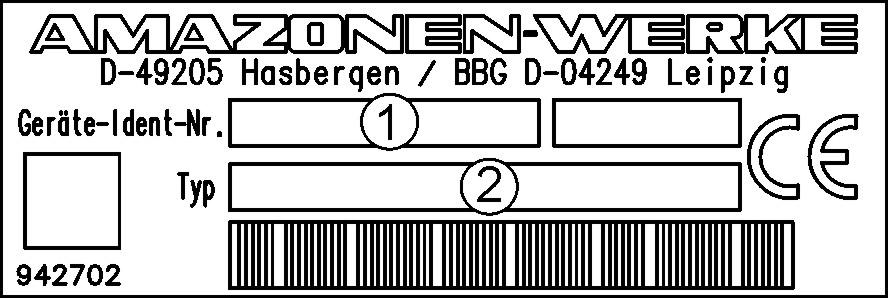 znamionowa i oznakowanie CE 021014 Na tabliczce znamionowej podane