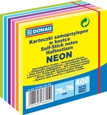 karteczki, idealne do przekazywania wiadomości, ilość karteczek: 1x100 w rozmiarze 127x76mm, gramatura: 70gsm (+/- 4%), klej umieszczony wzdłuż dłuższego boku, klej   Rozmiar DP 7588/06 zielony