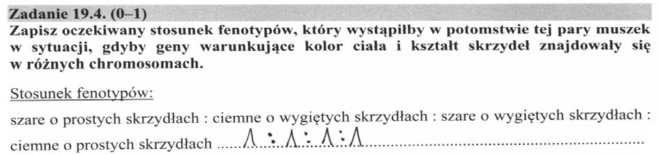 Biologia Ostatnie zadanie w tej wiązce 19.4.