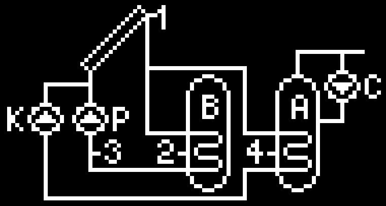 Odbywa się to przez wyłączenie pompy P i załączenie pompy kolektorowej K oraz pompy basenowej C, jeŝeli temperatura kolektora słonecznego T1 osiągnie temperaturę wyŝszą, o wartość RóŜnica temp.