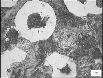 548 Tabela 1. Skład chemiczny badanego żeliwa. Table 1. Chemical composition of the examined cast iron.