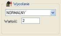 Łuk Narzędzie wycofuje się z profilu ruchem kołowym, stycznie do ostatniego elementu konturu kieszeni.