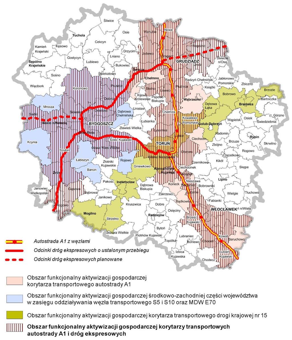 będzie następował również poza proponowanym obszarem, jednak w mniejszej skali, nie wymagającej szczególnej koordynacji, głównie w oparciu o funkcjonujące lokalnie podmioty gospodarcze.