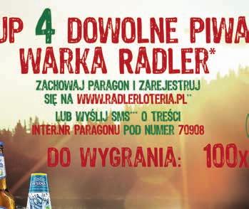 Piwo Radler Warka 0,0% 0,5 l 5,18