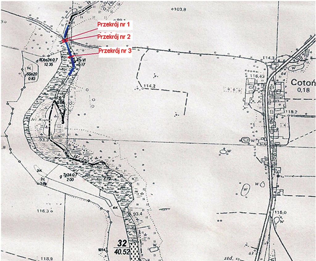 32 T. Kałuża Ryc. 2. Wiok na miejsce przeprowazenia baań na rzece Wełna Fig.