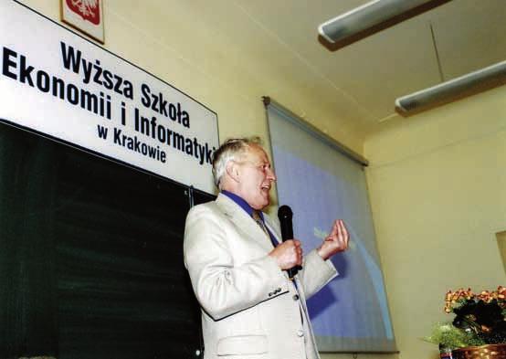 Maj 2004 spotkanie pracowników i studentów z prof. dr hab.