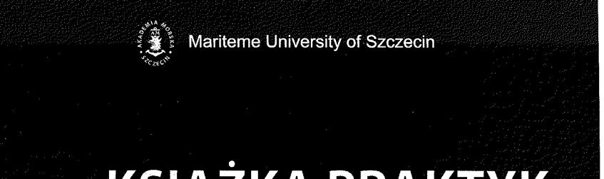 Rys. 2. Fragment strony tytułowej książki praktyk z Akademii Morskiej w Szczecinie [2].