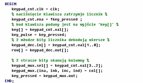 moduły składowe Dokonanie połączeń między