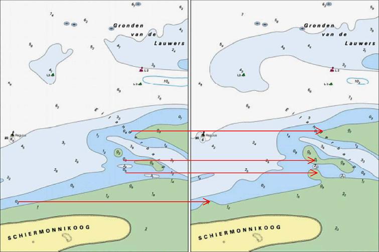 A. Weintrit, M. Specht, Wyznaczanie linii podstawowej morza terytorialnego aspekt prawny 181 naturalnych linia wybrzeża jest w dużym stopniu niestała (art. 7) [10].