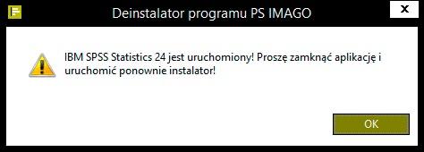 6 Deinstalacja PS IMAGO Deinstalację rozwiązania najlepiej przeprowadzić korzystając z deinstalatora PS IMAGO.