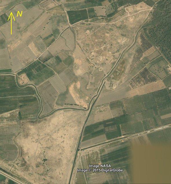 Wstęp Topografia i dzieje u Miasta al-mada in Bibliografia Veh Ardaszir (Bahrasir) Centralna część Veh Ardaszir (Google Earth 2004) Veh Ardaszir (ar.