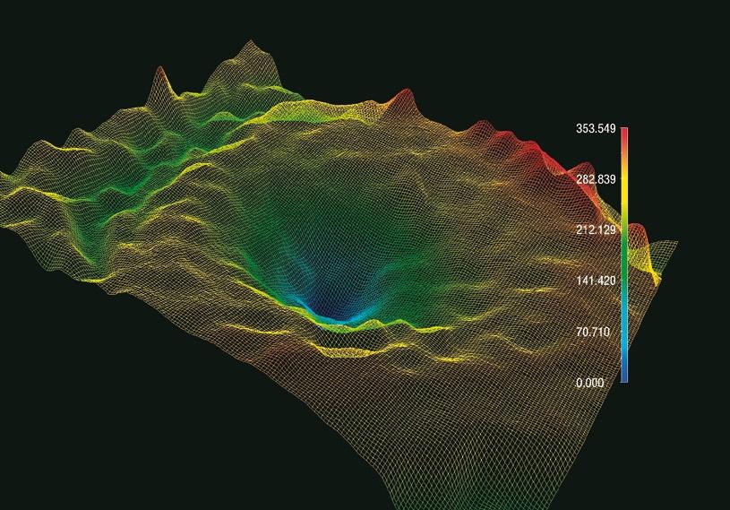 zróżnicowanej głębi ostrości. Profilowanie w osi Z wykorzystuje analizę topograficzną realizowaną w programie Panasis.