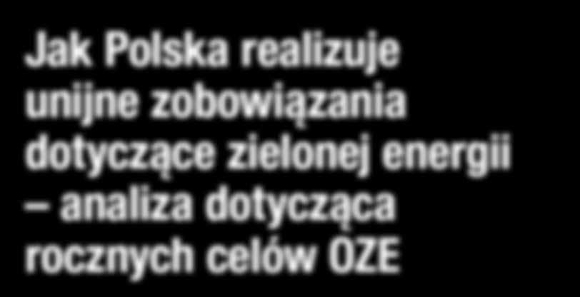 zielonej energii analiza dotycząca