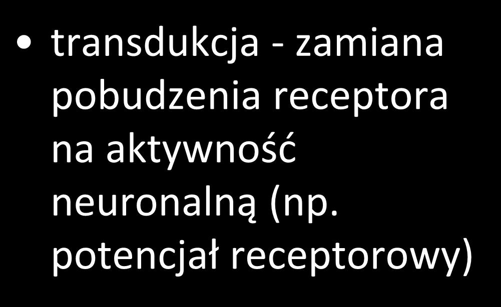 transdukcja - zamiana