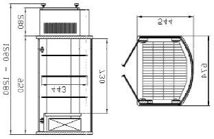 WITRYNY CUKIERNICZE CONFECTIONERY COUNTERS WCh-GC