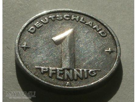 strona 1 1 Pfennig 1949 rok.