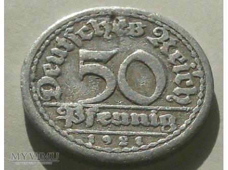 strona 1 50 Pfennig 1921 rok. 2011-07-28 50 Pfennig 1921 rok.