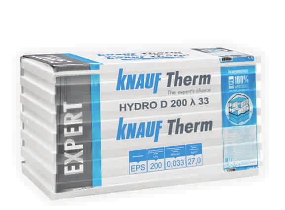 14 KNAUF Therm EXPERT HYDRO D 200 λ 33 (TYP EPS 200) Izolacja termiczna podziemnych elementów konstrukcyjnych Ochrona hydroizolacji przed uszkodzeniami mechanicznymi Drenaż (wraz z ułożoną dodatkowo