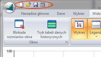 AsTrend przyciski na tym pasku, możemy kliknąć w niego prawym przyciskiem myszy i z menu kontekstowego wybrać polecenie Więcej poleceń.