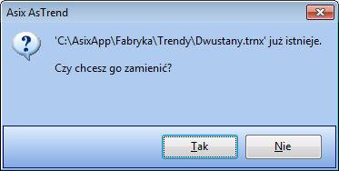 AsTrend W trybie Administratora Administrator ma możliwość tworzenia nowych trendów ze statusem Tylko_do_odczytu.