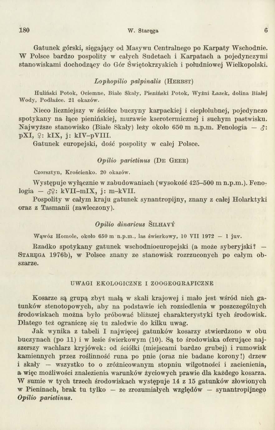 18 0 W. Staręga G G atunek górski, sięgający od Masywu Centralnego po K arp aty W schodnie.