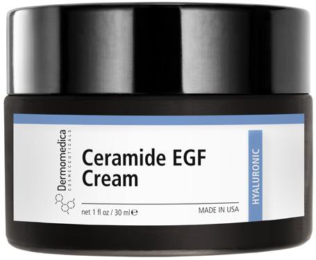 CERAMIDE EGF CREAM AVOCADO OIL 3% EGF 1% CERAMIDE 2 0.25% Formuła kremu opiera się na innowacyjnym połączeniu ceramidu z epidermalnym czynnikiem wzrostu. Krem działa przeciwstarzeniowo i odżywczo.