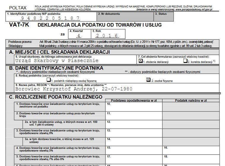 kafelka Ewidencje w menu toolbox lub menu księgowość powoduje