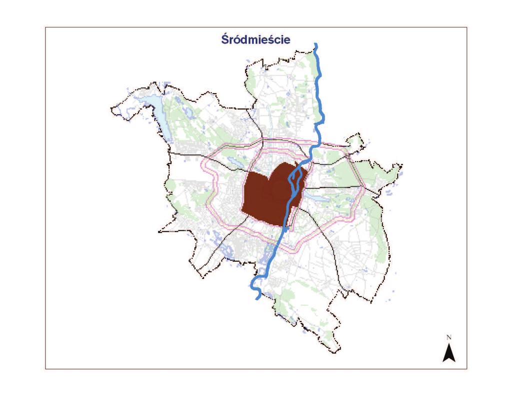 ródmie cie 1680 ha czyli 6,5% powierzchni miasta