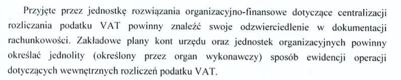 Księgowanie VAT w jednostce budżetowej i jego konsekwencje dla sprawozdań budżetowych i finansowych.