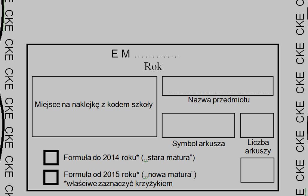 nauczycielem wspomagającym 2017 BEZPIECZNA KOPERTA NALEŻY CZYTELNIE WPISAĆ KOD