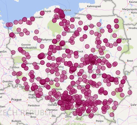 pracowników o 11% Zamknięcia aptek Liczba osób pracujących w aptekach per