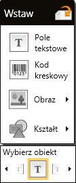 Praca z obiektami Edytowanie etykiet Praca z obiektami Aplikacje etykiet są świetnym sposobem rozpoczynania tworzenia etykiet.