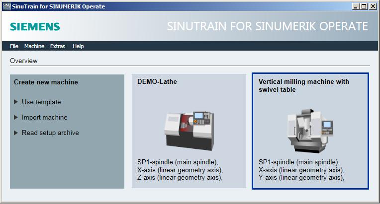 SinuTrain for SINUMERIK Operate 4.