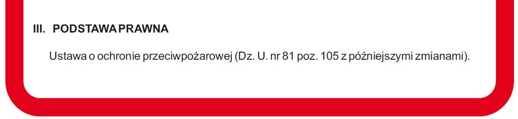 VI. Zasady postępowania w