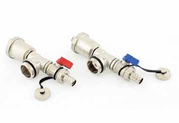 section consists of: 2 pieces set plug with a tee automatic air vent valves ball valves with drain cock w komplecie Number of pieces is the set produktu netto (g) Net weight (g) F-069439 F-2065042