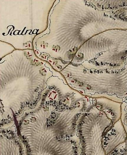 Radlna Radlna na mapie topograficznej Galicji z lat 17791783 (tzw. mapa Miega). Dawne nazwy: Ralna. Układ historyczny: wieś w typie łańcuchówki.