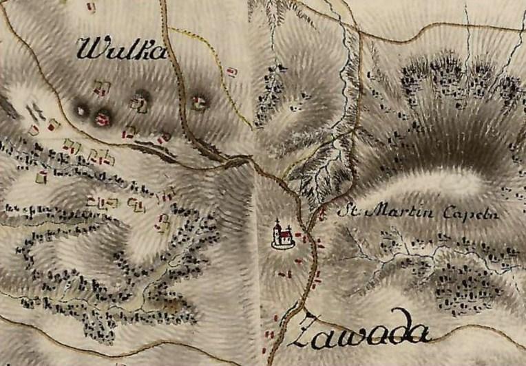 Zawada Zawada na mapie topograficznej Galicji z lat 17791783 (tzw. mapa Miega) Dawne nazwy: Podgrodzie seu Zawada, Zawada vel Podgrodzye, Zawada et Pothgrodzie.