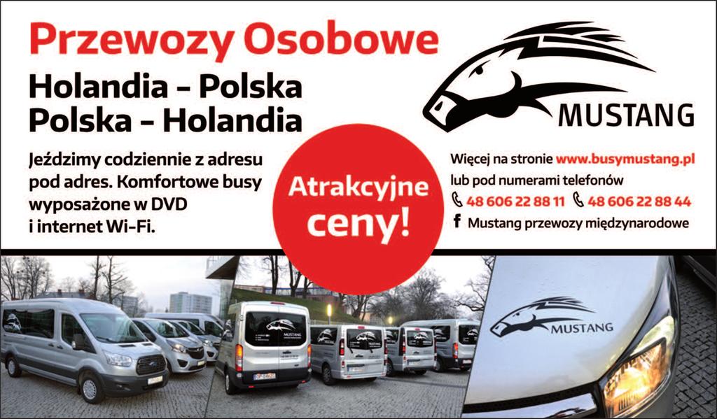 10 Nasza Holandia WTOREK, 14 marca 2017 PRACA CIĄG DALSZY ZE STR. 9 ofer tę pra cy już dziś!!! Kim je ste - śmy? Je ste śmy Agen cja Pra cy Tym cza so wej Kla ver Sp. z o. o. z sie dzi bą w Czę sto cho wie z cer - ty fi ka tem o nu me rze 13570.