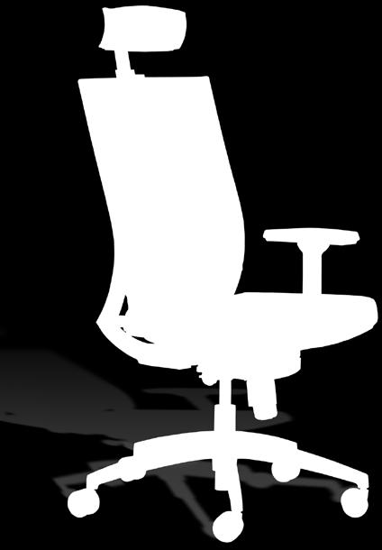 Krzesła biurowe Zdrowe plecy w każdej pozycji siedzącej Lepszy komfort siedzenia: krzesło obrotowe z oparciem siatkowym dopasowuje się do każdego kształtu pleców.