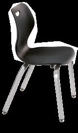 standardową rurą Siedzisko wykonane z polypropylenu w kolorze czarnym Inne kolory i matriały siedziska