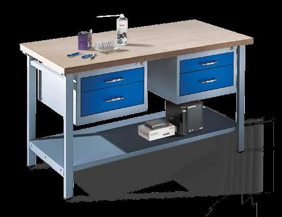 Stoły warsztatowe Stabilne i wszechstronne Ten modułowy system stołów warsztatowych to prawdziwy fachowiec: W warsztacie, w garażu, jako stanowisko montażowe i.