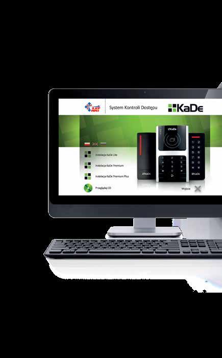 Program nadzorczy KaDe Premium Plus II przeznaczony jest do małych i średnich systemów kontroli dostępu.
