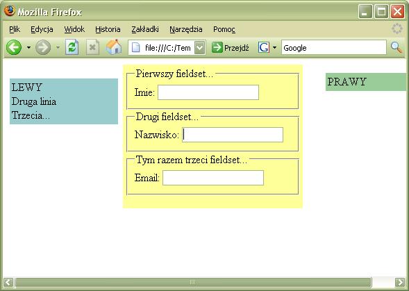 Tworzenie formularzy 2/2 - Użyteczność Tabindex (atrybut elementów formularza